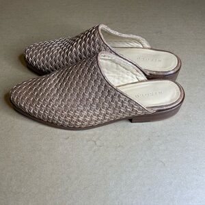 Nisolo Ama Woven Mule Sandal Women's Size 7.5 Brown/ Tan Leather